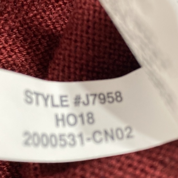 J. Crew V-Neck Merino Wool Sweater Pullover Mid Brown size M - Picture 8 of 9